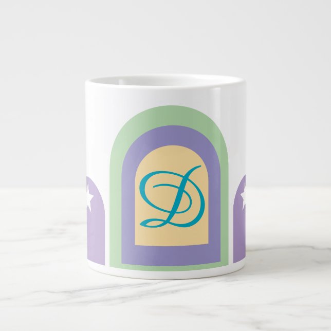 Bokstav Specialmugg Jumbo Mugg (Framsidan)
