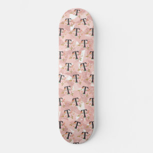 Bokstav T Mini Skateboard Bräda 18,5 Cm
