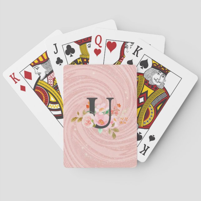 Bokstav U Casinokort (Baksidan)