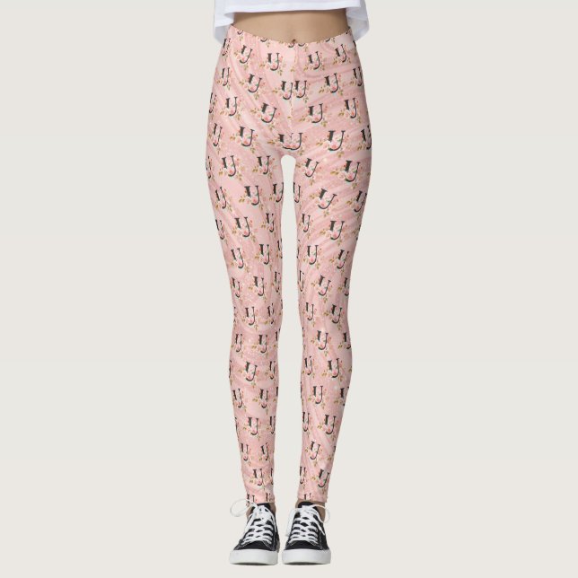 Bokstav U Leggings (Framsida)