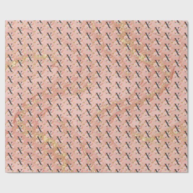 Bokstav X Presentpapper (Platt)