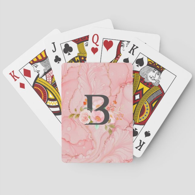 Bokstaven B Casinokort (Baksidan)