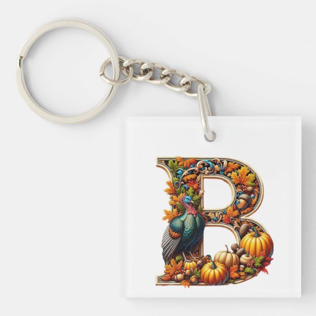 Bokstaven B i Thanksgiving-stil (Framsidan)