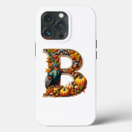 Bokstaven B i Thanksgiving-stil