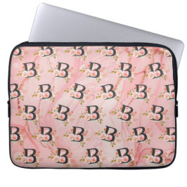 Bokstaven B Laptop Fodral
