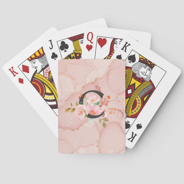Bokstaven C Casinokort (Baksidan)