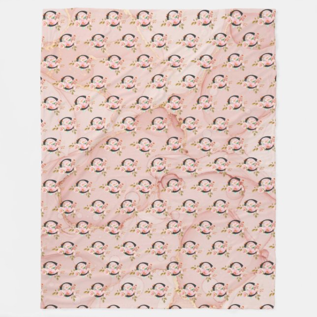 Bokstaven C Fleecefilt (Framsidan)