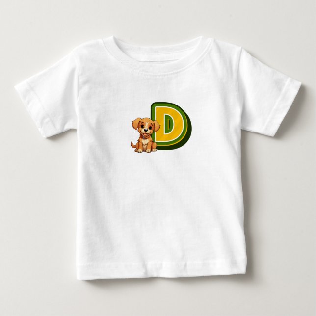 Bokstaven D T Shirt (Framsida)