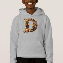 Bokstaven D Thanksgiving stil gåva T Shirt