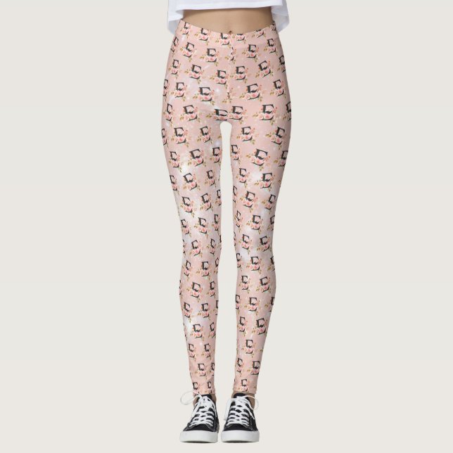 Bokstaven E Leggings (Framsida)