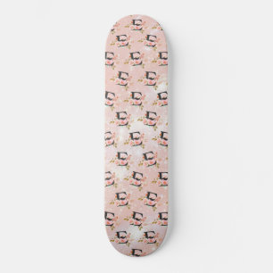Bokstaven E Mini Skateboard Bräda 18,5 Cm