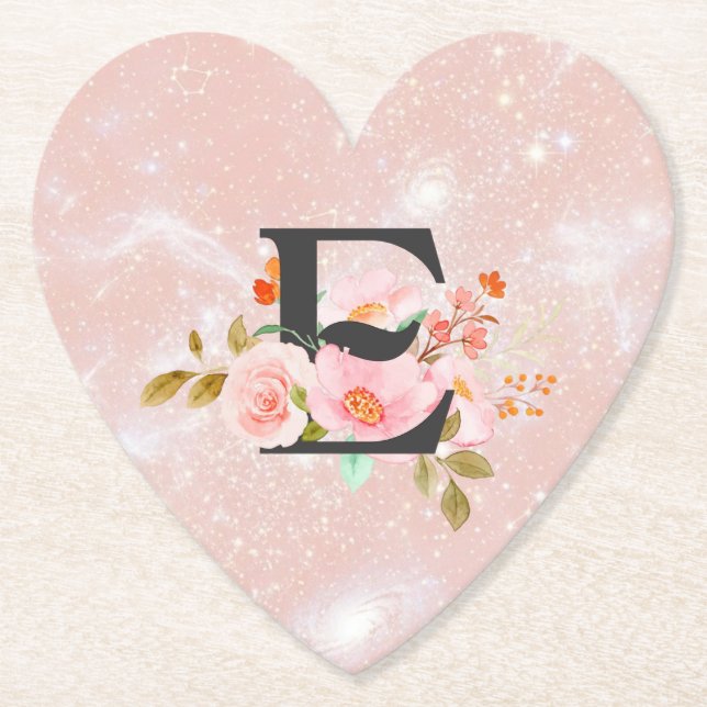 Bokstaven E Underlägg Papper (Framsida)