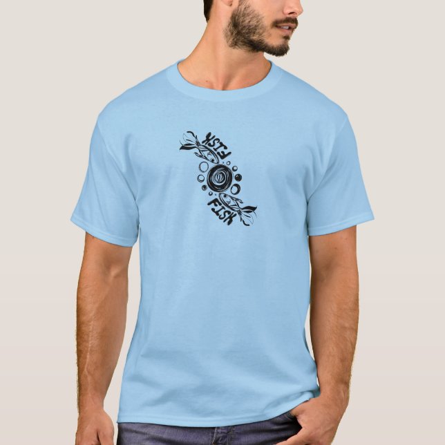 Bokstaven F för fisk T Shirt (Framsida)