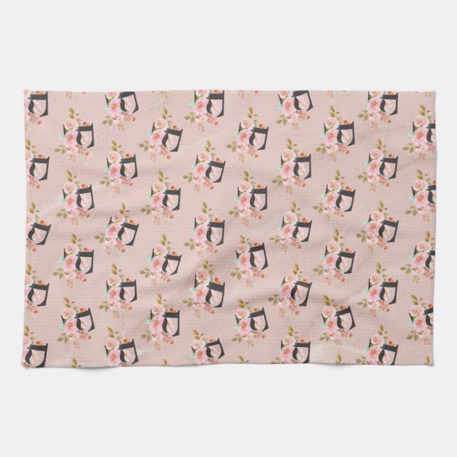 Bokstaven F Kökshandduk (Horisontell)