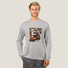 Bokstaven f Thanksgiving-gåvestil T Shirt