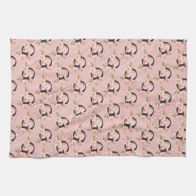 Bokstaven G Kökshandduk (Horisontell)