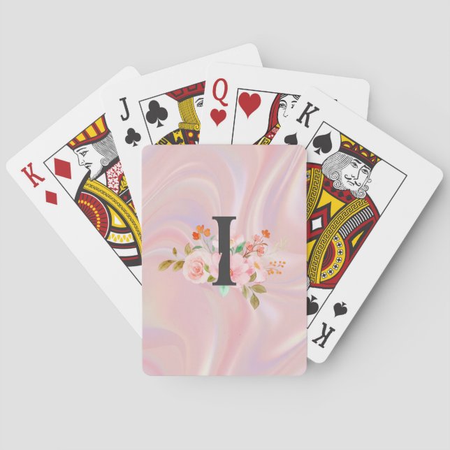 Bokstaven I Casinokort (Baksidan)