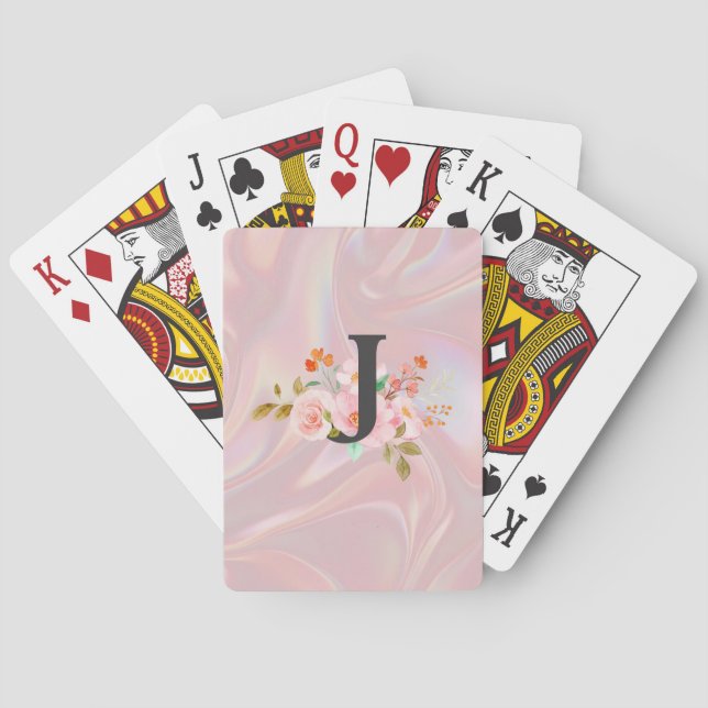 Bokstaven J Casinokort (Baksidan)