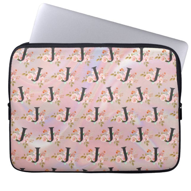 Bokstaven J Laptop Fodral (Framsidan)