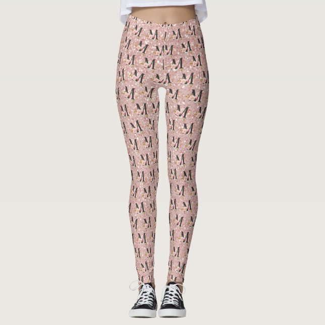 Bokstaven M Leggings (Framsida)