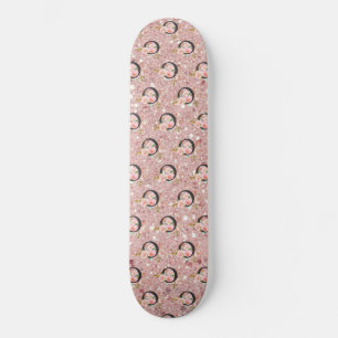 Bokstaven O Mini Skateboard Bräda 18,5 Cm