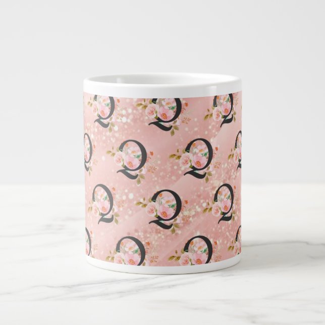 Bokstaven Q Jumbo Mugg (Framsidan)