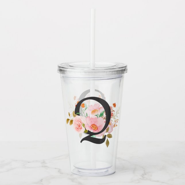 Bokstaven Q Take Away Mugg (Framsida)