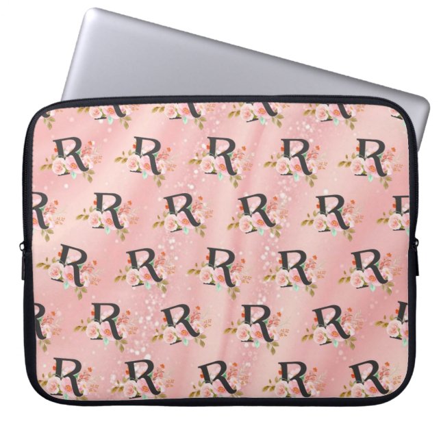 Bokstaven R Laptop Fodral (Framsidan)