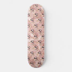 Bokstaven S Mini Skateboard Bräda 18,5 Cm