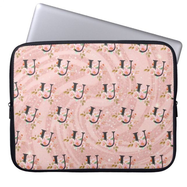 Bokstaven U Laptop Fodral (Framsidan)