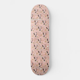 Bokstaven V Mini Skateboard Bräda 18,5 Cm