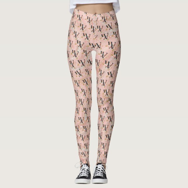Bokstaven W Leggings (Framsida)