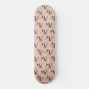 Bokstaven W Mini Skateboard Bräda 18,5 Cm