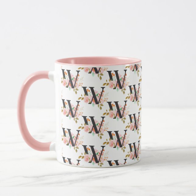 Bokstaven W Mugg (Vänster)