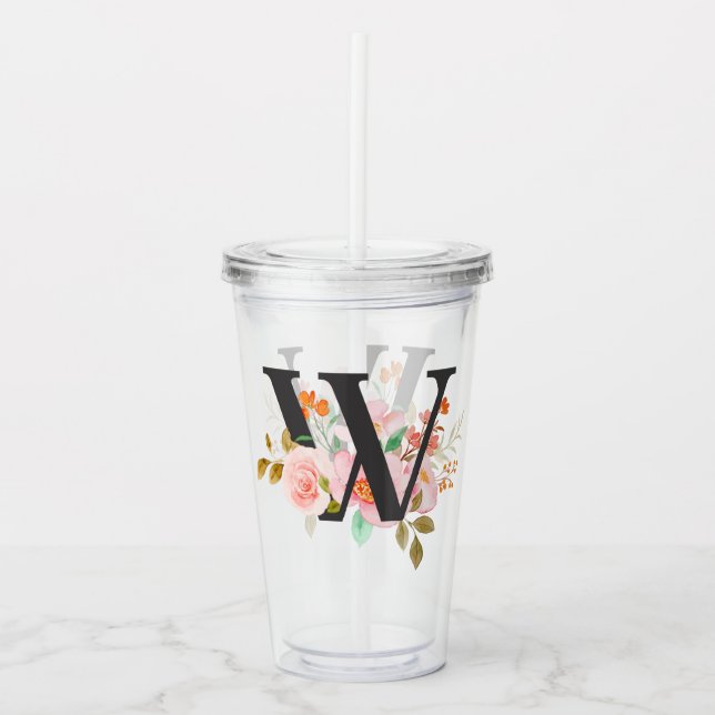 Bokstaven W Take Away Mugg (Framsida)