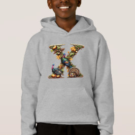 Bokstaven X i Thanksgiving-kalottstil T Shirt