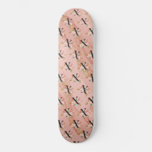 Bokstaven X Mini Skateboard Bräda 18,5 Cm