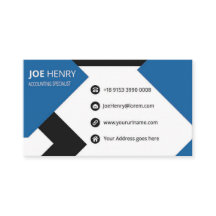 Bokstäver CPA Blue and White