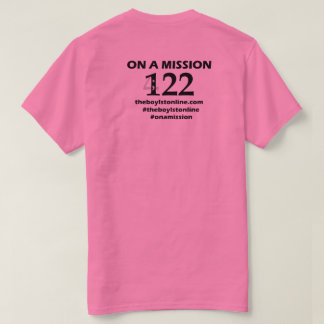 Bokstäver för T-tröja "på för en beskickning" Tee Shirt