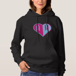 Bokstäver i hjärtat t shirt