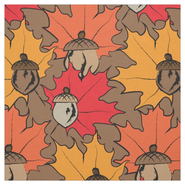 Bokstäver och löv V Tyg (Provkarta)