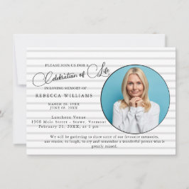 Bokstavering Minimal Firande Av Liv Inbjudan