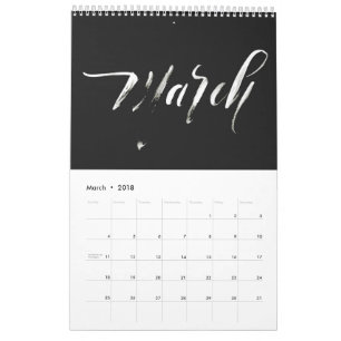 Bokstäverkalender 2018 kalender