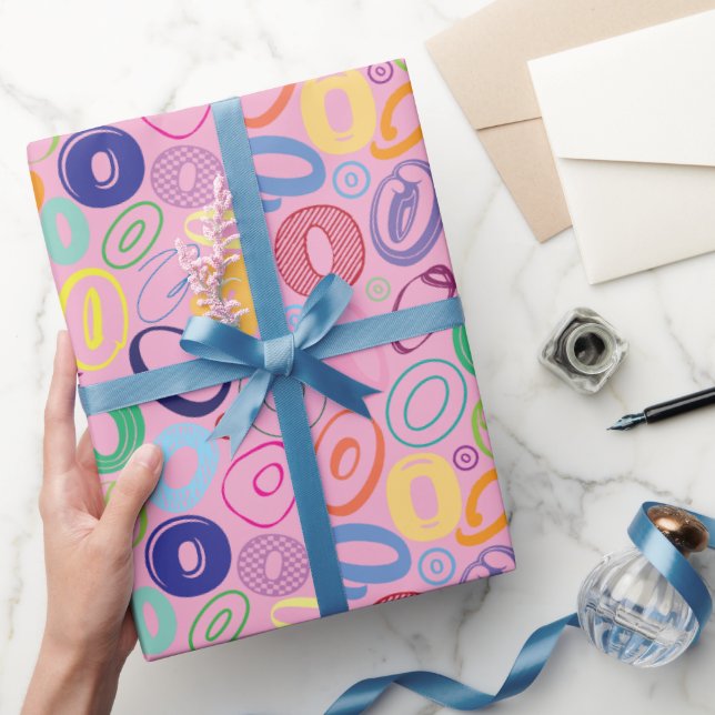 Bokstavsbrevpapper O - Rosa Presentpapper (Gifting)
