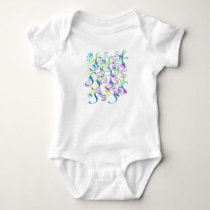 Bokstavsconfetti "S" Babybody T Shirt