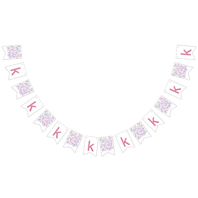 Bokstavskonfetti "K" Vimplar (Alla)