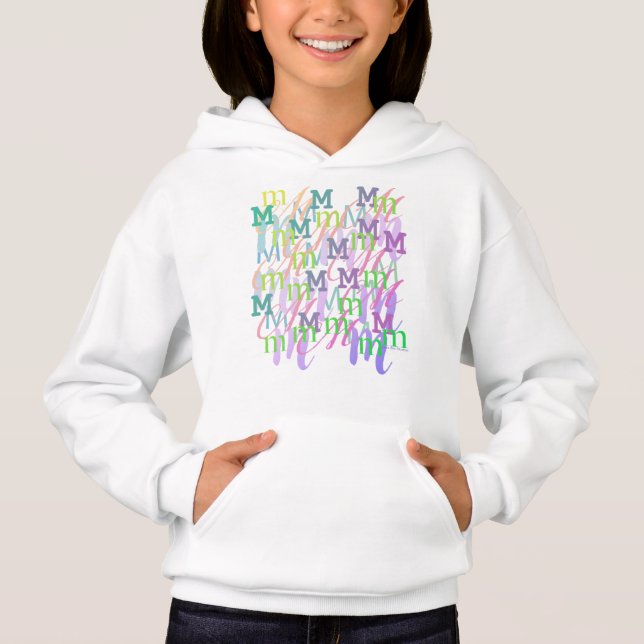 Bokstavskonfetti "M" T Shirt (Framsida)