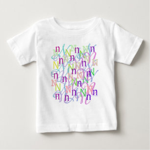 Bokstavskonfetti "N" T Shirt