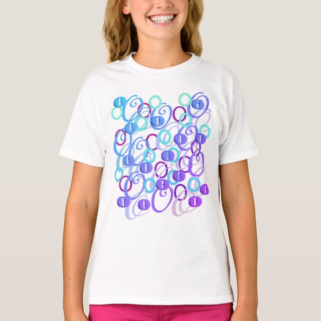 Bokstavskonfetti "O" T Shirt (Framsida)