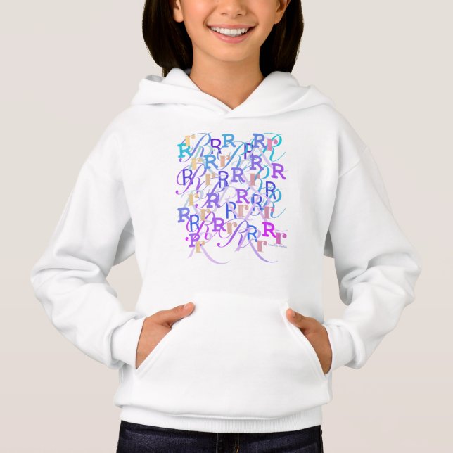 Bokstavskonfetti "R" T Shirt (Framsida)